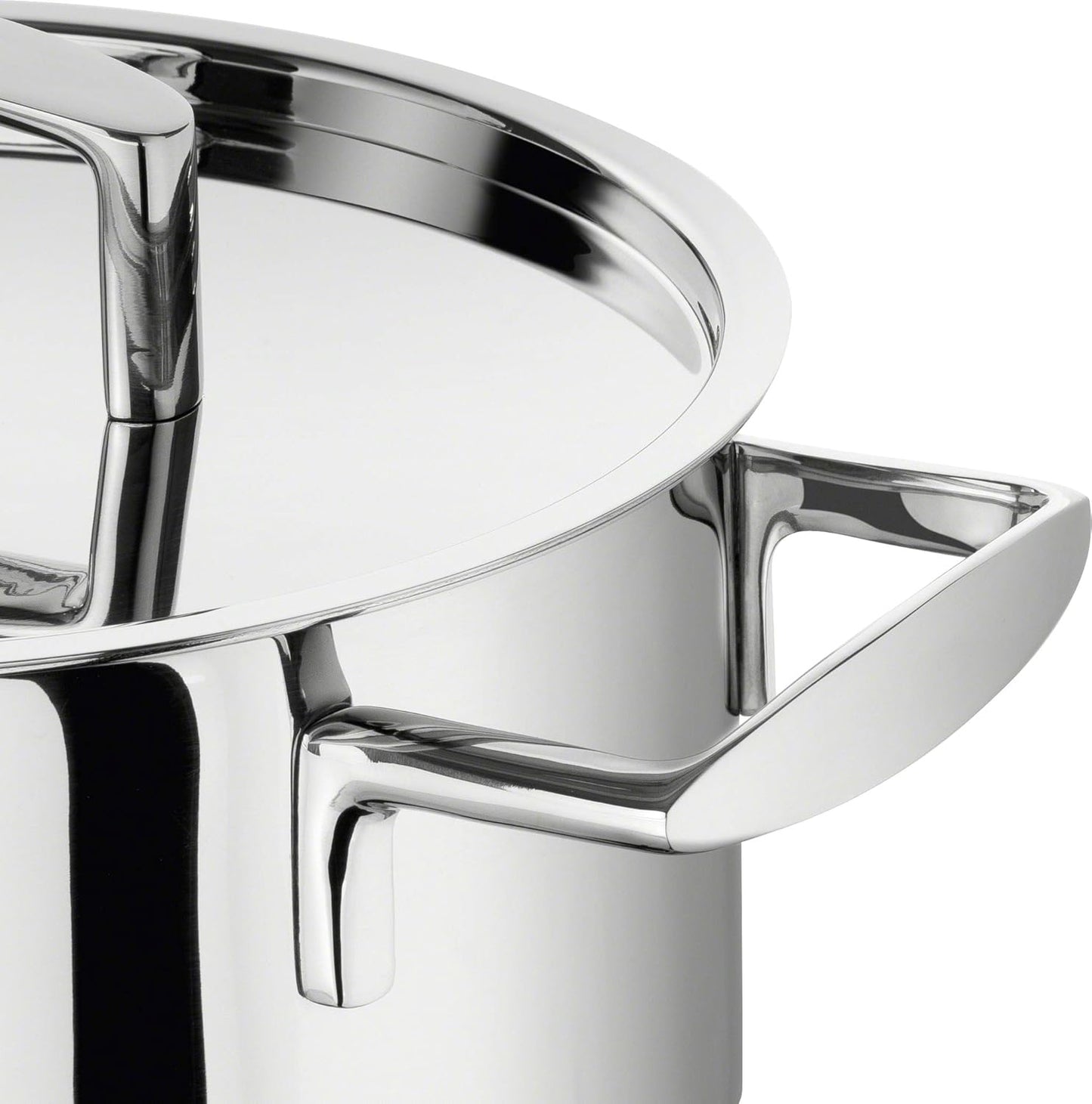 ZWILLING Batería de Cocina de 5 Piezas, 4 Tapas, Apto para Inducción, Acero Inoxidable, Passion, Color Gris Brillante, Ø 16cm, Ø 20 cm, Ø 24 cm, Ø 28 cm