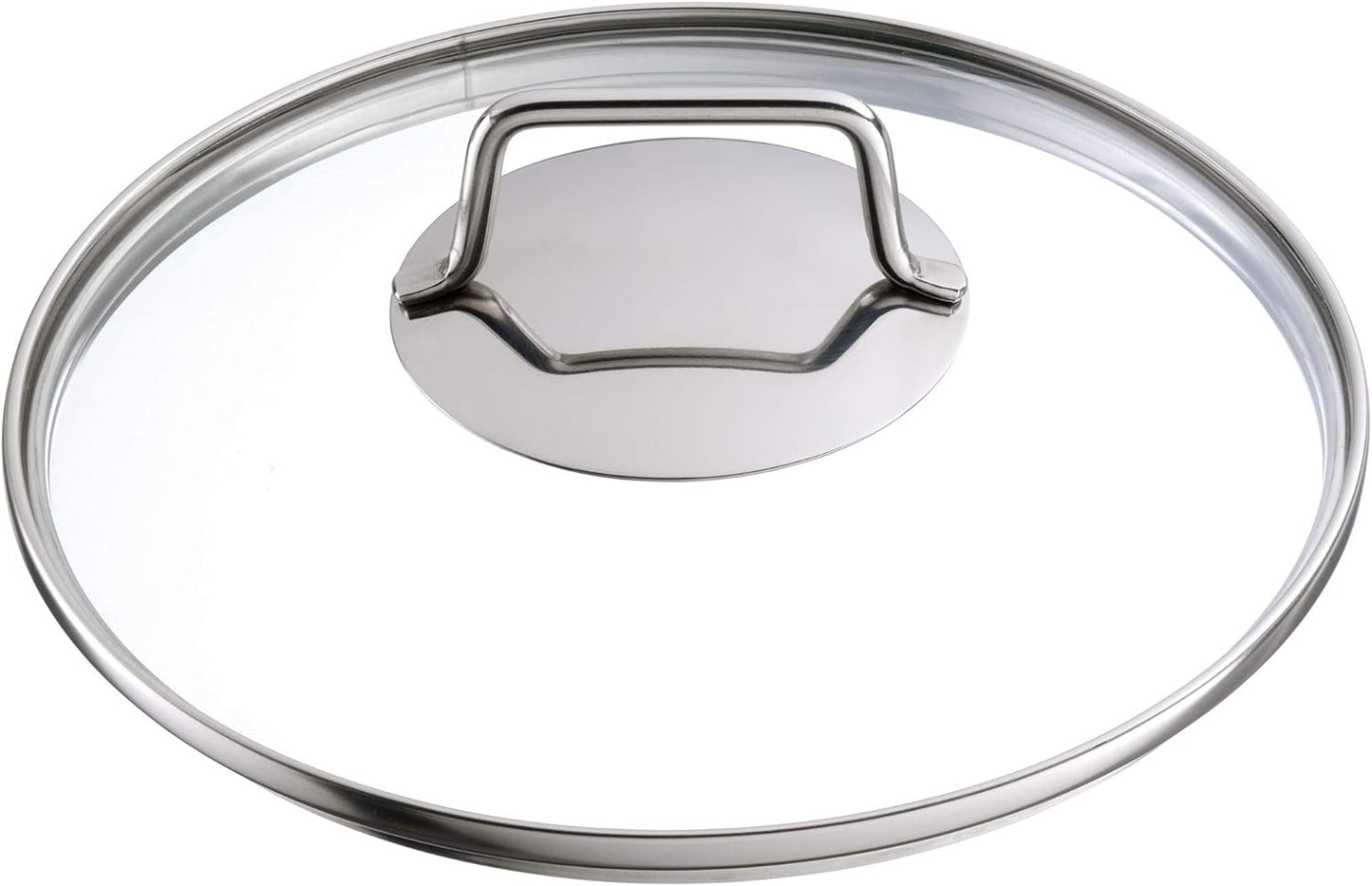 WMF Astoria Batería de Cocina (5 Piezas), Cristal, Acero Inoxidable Cromargan, Apta para Todo Tipo de cocinas Incluso inducción