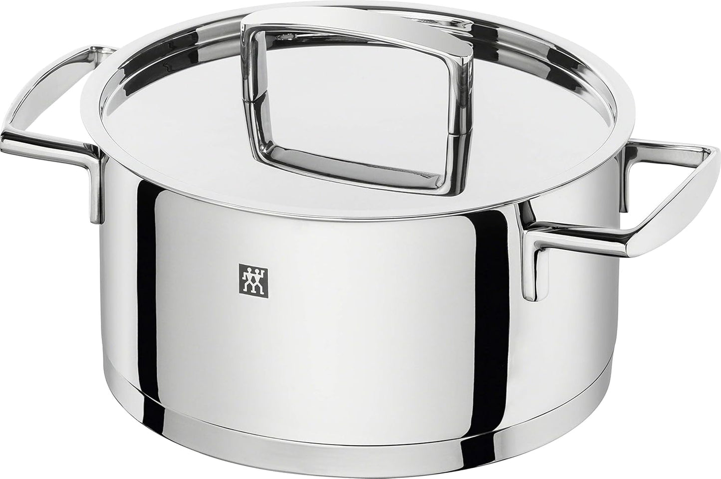 ZWILLING Batería de Cocina de 5 Piezas, 4 Tapas, Apto para Inducción, Acero Inoxidable, Passion, Color Gris Brillante, Ø 16cm, Ø 20 cm, Ø 24 cm, Ø 28 cm