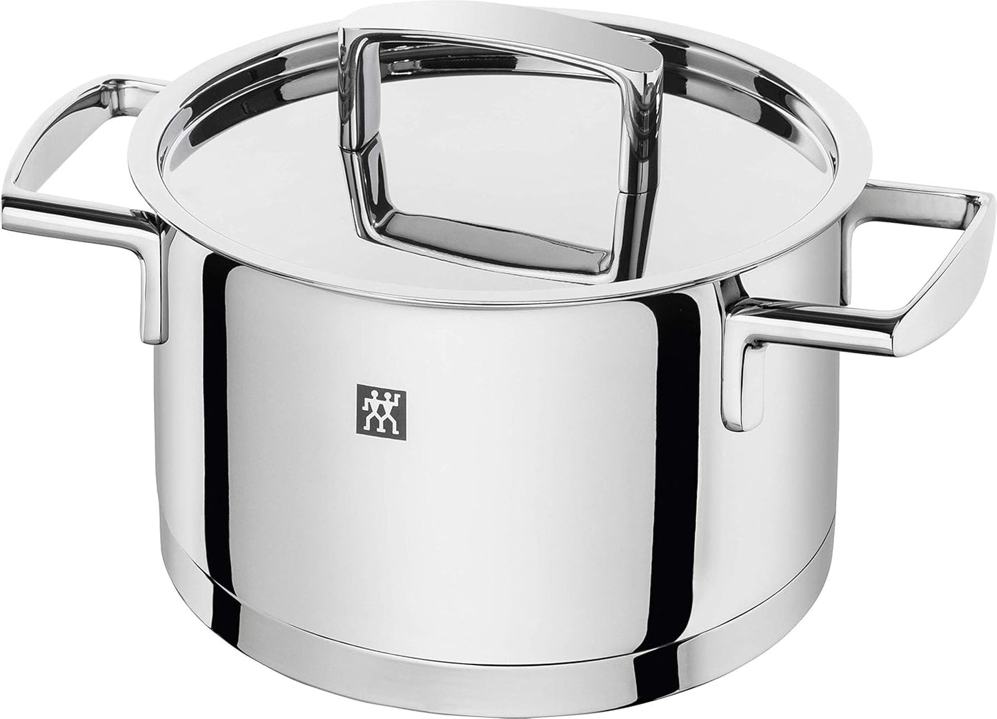ZWILLING Batería de Cocina de 5 Piezas, 4 Tapas, Apto para Inducción, Acero Inoxidable, Passion