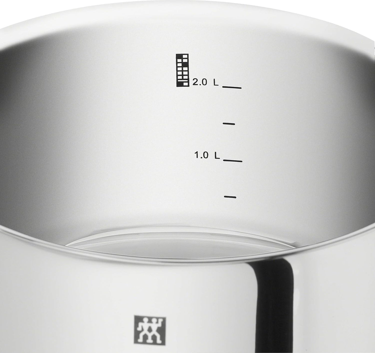 ZWILLING Batería de Cocina de 5 Piezas, 4 Tapas, Apto para Inducción, Acero Inoxidable, Passion, Color Gris Brillante, Ø 16cm, Ø 20 cm, Ø 24 cm, Ø 28 cm