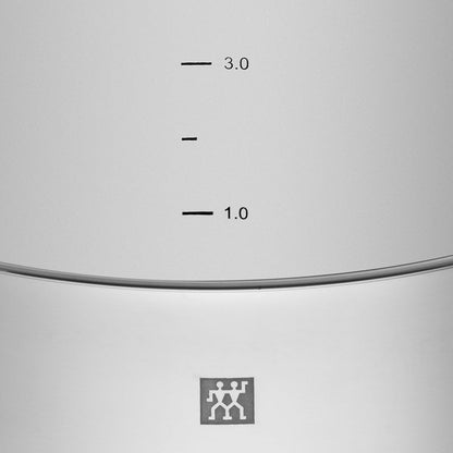 ZWILLING Juego de ollas de 5 Piezas, 4 Tapas, Apto para Inducción, Acero Inoxidable, Quadro