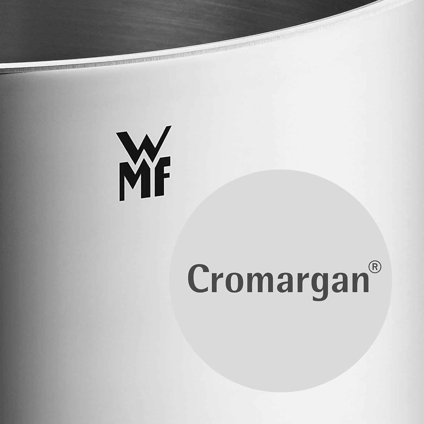 WMF Quaity One - Batería de Cocina 4 Piezas, Acero Inoxidable Apto para Inducción, 3 Cacerolas Altas de 16 cm, 20 cm y 24 cm, 1 Cazo 16 cm con 3 Tapas de Cristal