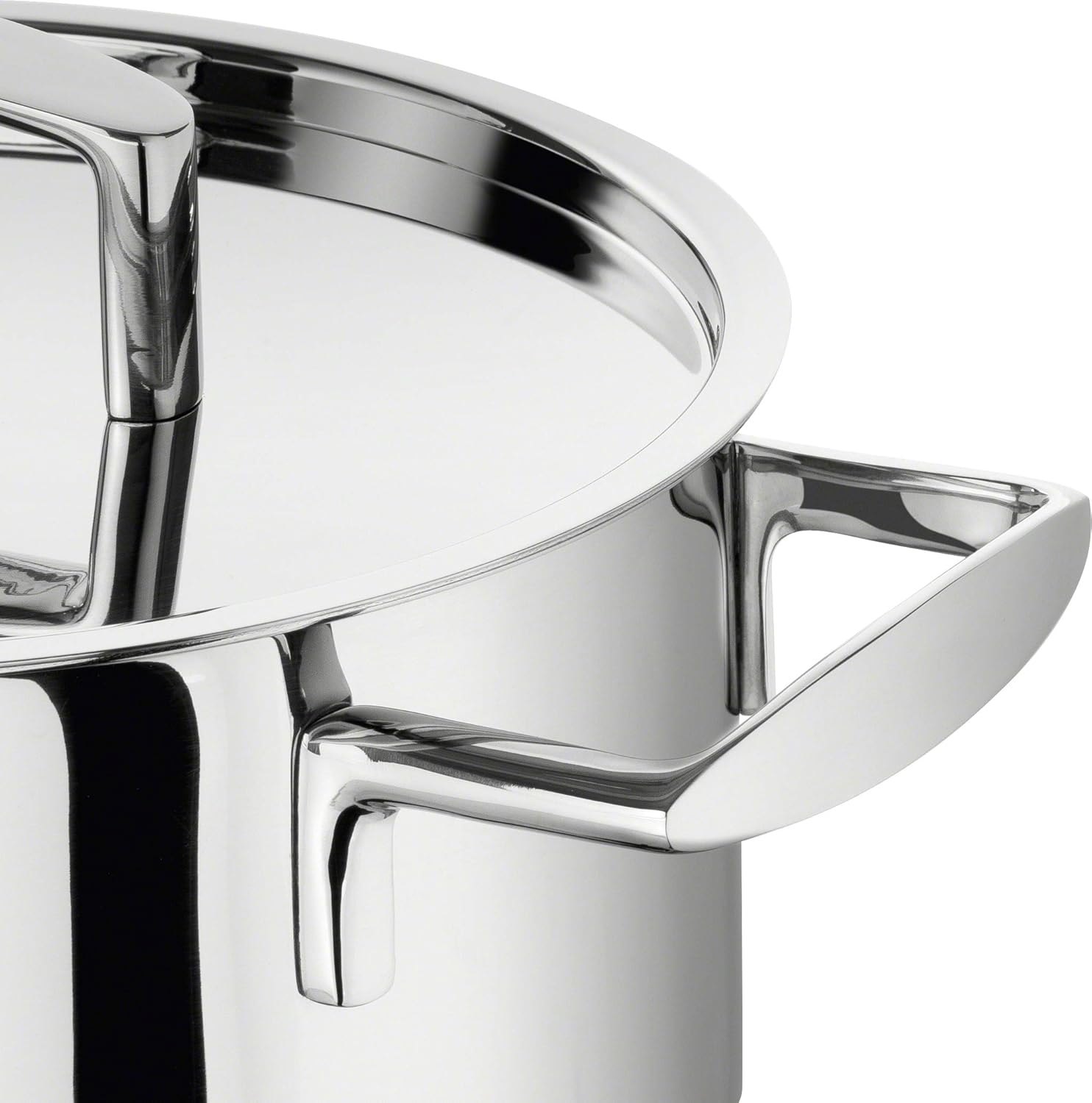 ZWILLING Batería de Cocina de 5 Piezas, 4 Tapas, Apto para Inducción, Acero Inoxidable, Passion, Color Gris Brillante, Ø 16cm, Ø 20 cm, Ø 24 cm, Ø 28 cm